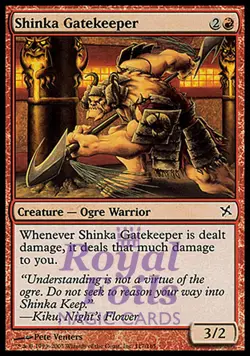 Shinka Gatekeeper 3x FOIL BOK MTG Betrayers Kamigawa Common MINT red - Image 1