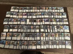 MTG: Random Uncommon Blue Lot (Roughly 200 Cards) - Image 1