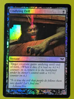 FOIL Undying Evil x1 Dark Ascension 1x MTG Magic the Gathering - Image 1