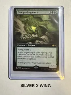 Canopy Gargantuan Extended Art x1, MTG, Commander: Tarkir: Dragonstorm, TDC, NM - Image 1