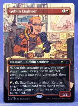 Goblin Engineer (2103) -MTG- Secret Lair Drop Deathburger SLD - NM - Image 1