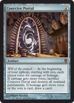 1x Coercive Portal Heavy Play MTG Magic - Kid Icarus - - Image 1