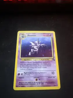 Pokemon Haunter 1st Edition Holo Rare Card 6/62 Fossil NM Condition - Image 2