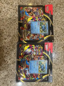 2 Pokemon Mega Evolution 3 Pack Blister ME01 Golduck - Image 1