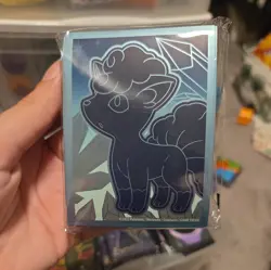 65 Ct Silver Tempest ETB Alolan Vulpix Card Sleeves Sealed Pokemon - Image 1