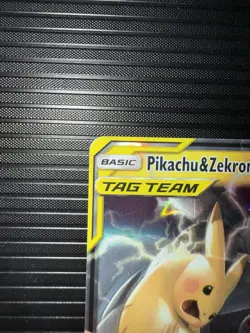 Pikachu & Zekrom GX ULTRA RARE 33/181 SM Tag Team Up Pokemon TCG Holo Foil NM - Image 3