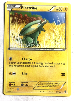 Electrike 59/160 XY Primal Clash Pokemon Regular Common LIGHTLY PLAYED LP - Image 1