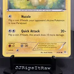 Pikachu 26/83 XY Generations 2016 Pokemon TCG 001 - Image 3