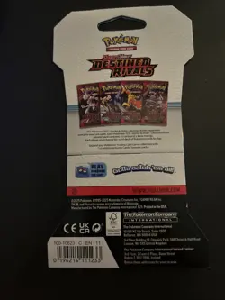 (VERY HEAVY) 33.06g Pokemon TCG Destined Rivals Booster Pack Sleeved (Sealed) ✅ - Image 3