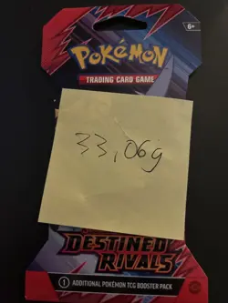 (VERY HEAVY) 33.06g Pokemon TCG Destined Rivals Booster Pack Sleeved (Sealed) ✅ - Image 4