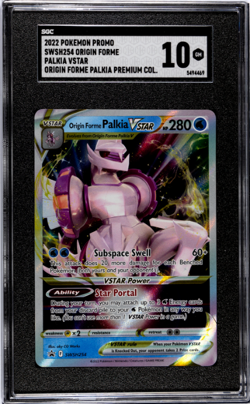 2022 Pokemon Promo #SWSH254 Origin Forme Palkia Vstar SGC 10 - Image 1