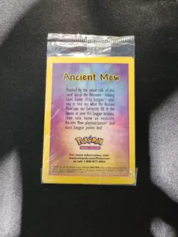 SEALED ANCIENT MEW Limited Edition RARE HOLO Pokemon The MOVIE 2000 - Image 2