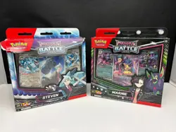 Pokemon TCG Rival Battle Deck Marnie Steven - 2 Boxes - Marnie’s Morpeko SVP 206 - Image 1