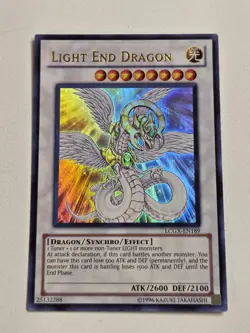 Light End Dragon LCGX-EN189 Ultra Rare Yugioh GX Legendary Collection 2 Mint - Image 1