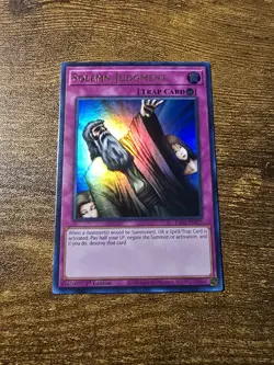 Solemn Judgment Ultra Rare RA02 25th Rarity Collection II NM 1st Ed Yugioh - Image 1