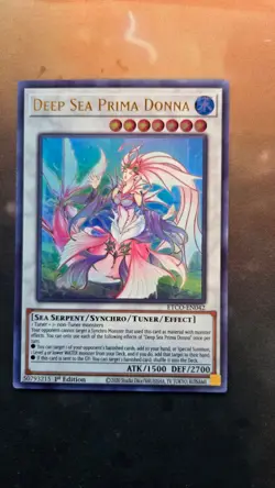 Yugioh 1x Deep Sea Prima Donna ETCO-EN042 Ultra Rare 1st Edition Mint! - Image 1