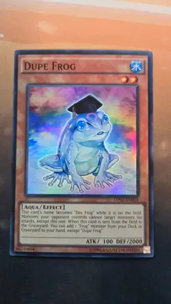 *** DUPE FROG *** SUPER RARE OTS PACK OP03-EN005 YUGIOH! - Image 1
