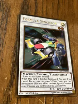 Yugioh! LP Formula Synchron - PGL2-EN088 - Gold Rare - 1st Edition Nm - Image 2
