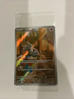 Mimikyu 075 Sv: Scarlet & Violet Holo SEALED PROMO Full Art Pokemon Card - Image 1