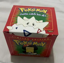Pokemon 23k Gold Plated Togepi Trading Card 1999 Burger King Pokeball SEALED - Image 1