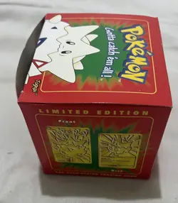 Pokemon 23k Gold Plated Togepi Trading Card 1999 Burger King Pokeball SEALED - Image 2