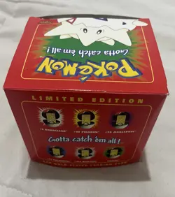 Pokemon 23k Gold Plated Togepi Trading Card 1999 Burger King Pokeball SEALED - Image 3