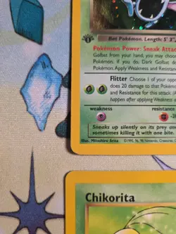 Pokemon Card Lot WOTC holo Vintage 1st Edition Holo Golbat 7/82, Neo 4 Card Lot - Image 3