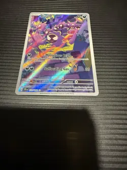 Pokemon TCG Gastly Illustration Rare IR Holo Card 177/162 Temporal Forces NM - Image 1