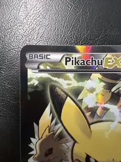 Pikachu EX XY124 Promo Card Pokemon Card NM B - Image 2