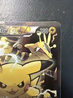 Pikachu EX XY124 Promo Card Pokemon Card NM B - Image 3