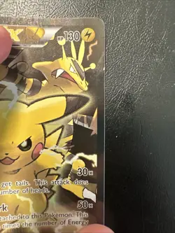 Pikachu EX XY124 Promo Card Pokemon Card NM B - Image 4