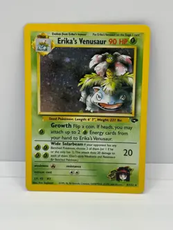 Pokemon TCG Erika's Venusaur Gym Challenge Holo Card 4/132 Unlimited Rare - Image 1