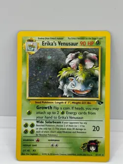 Pokemon TCG Erika's Venusaur Gym Challenge Holo Card 4/132 Unlimited Rare - Image 2