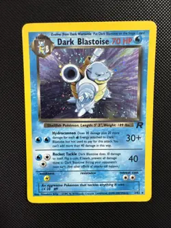 Pokemon TCG Dark Blastoise Holo Rare Card 3/82 LP/MP Condition #11 - Image 1