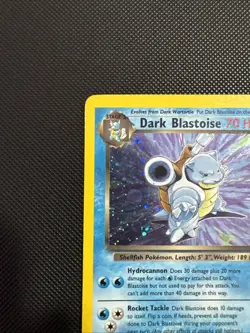 Pokemon TCG Dark Blastoise Holo Rare Card 3/82 LP/MP Condition #11 - Image 5
