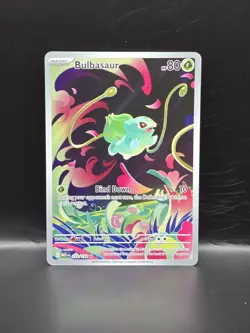 Bulbasaur 133/132 English MEG EN-Mega Evolutions Illustration Rare Pokemon Card - Image 1