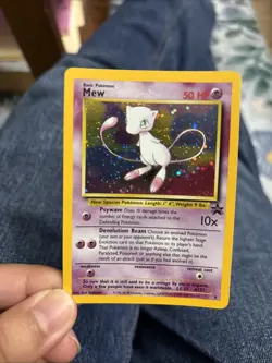 Pokemon Mew TCG Black Star Promos Card 9 Holo Promo - Image 1