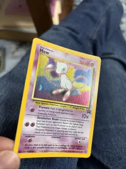 Pokemon Mew TCG Black Star Promos Card 9 Holo Promo - Image 3