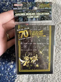 Yu-Gi-Oh! Golden Duelist Collection Card Case Deck Box sealed 50 Sleeves Konami - Image 2