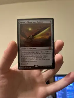 Sword of Feast and Famine Double Masters Regular Card #296 magic the gathering - Image 1