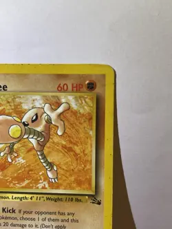 1999 Hitmonlee 22/62 Fossil Pokemon Card TCG WoTC - Image 5