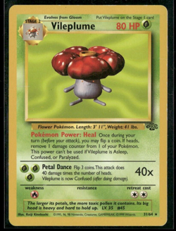 Vileplume - 31/64 - Jungle - Non Holo Rare - Pokemon Card MP - Image 1