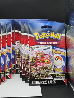 Factory Sealed-Pokemon 25 CARDS IN EACH PACK Lot Of 10 Wow!! - Image 2
