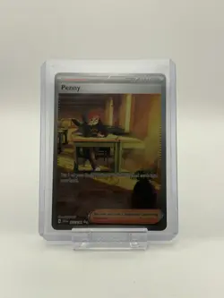 Pokemon TCG Penny Scarlet & Violet Base Set Holo Card 252/198 SIR - Image 1