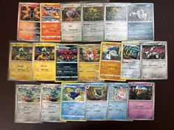 19 Pokemon Card Collection SHINJI KANDA Artist Reverse Holo & Reg Bundle Lot - Image 1