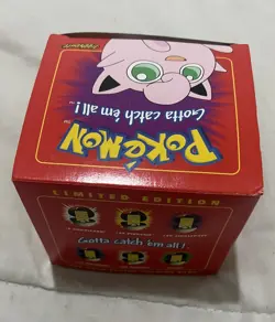 JIGGLYPUFF Pokemon 23K Gold Plated Collectible PokeBall Card Burger King SEALED - Image 3