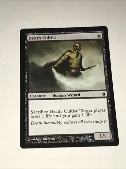 DEATH CULTIST Magic the Gathering Card - Image 2