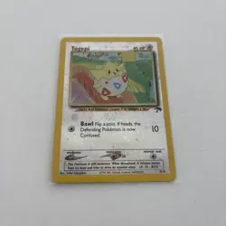 Pokemon TCG Togepi Southern Islands 4/18 Promo Reverse Holo Card Near Mint! - Image 1