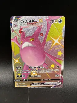 Crobat VMAX SWSH099 - Black Star Promo - Full Art Pokemon Card Near Mint (NM) - Image 1