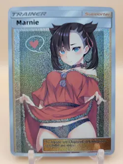 ❤ MARNIE Trainer Pokemon Anime Waifu Card Girl Foil Doujin Holo ACG❤ - Image 1
